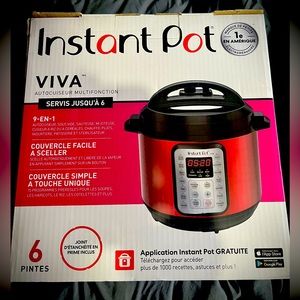 NiB InstantPot Viva 6 Quart RED